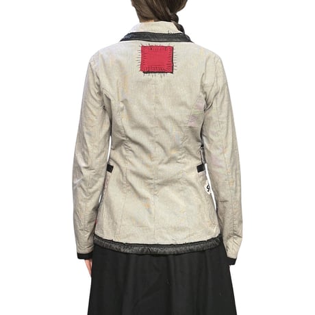 【USED】2010s Desigual Patchwork Chaos Tailored Jacket