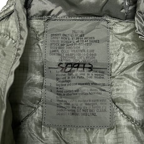 【USED】00'S US ARMY M-65 LINER COLD WEATHER COAT