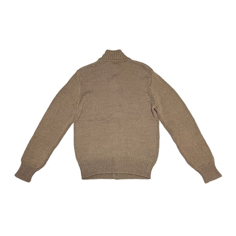 【USED】00's Bloomingdale’s Italian Cotton Stand Collar Knit Cardigan