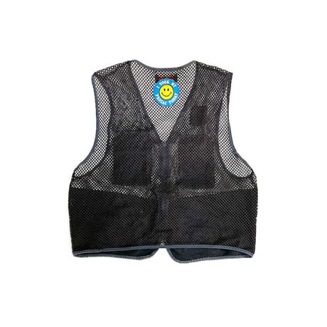 【USED】90'S BIG RUN PSYCHEDELIC PATCH CUSTOMS VEST