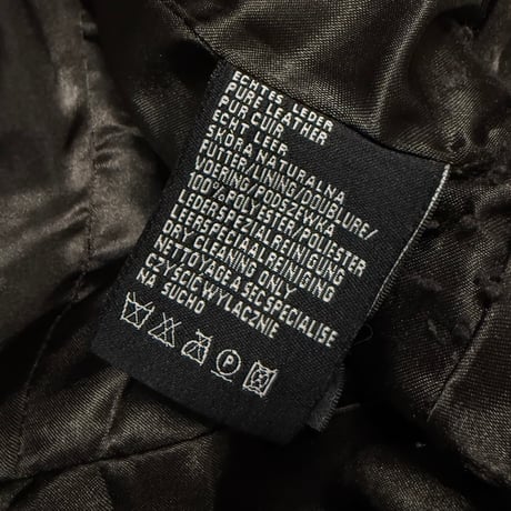 【USED】2010's Jake’s Leather Stand Collar Jacket