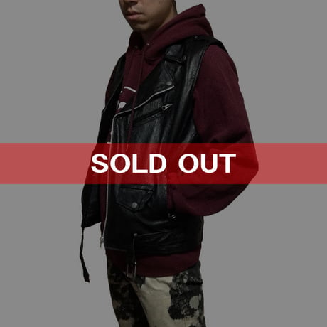 【USED】LEATHER RAIDERS N/S JACKET