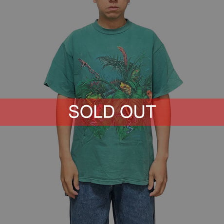 【USED】90'S HABITAT FROG T-SHIRT