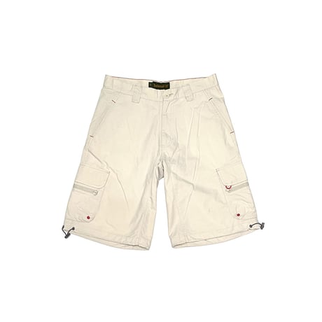 【USED】00's Timberland CARGO SHORTS OFF WHITE