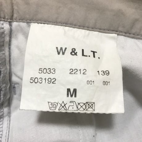 【USED】90'S  W&LT CROPPED PANTS