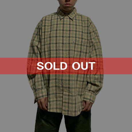 【USED】00'S  VISION CHECK SHIRT