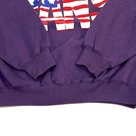 【USED】80'S-90'S VANS STARS AND STRIPES LOGO SWEATSHIRT