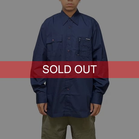 【DEAD STOCK】00'S STUSSY UTILITY POCKET SHIRT