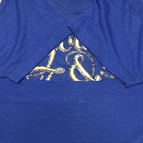 【USED】70'S Young & Tender T-SHIRT BLUE