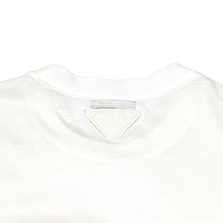 【USED】PRADA PLAIN COLOR T-SHIRT WHITE