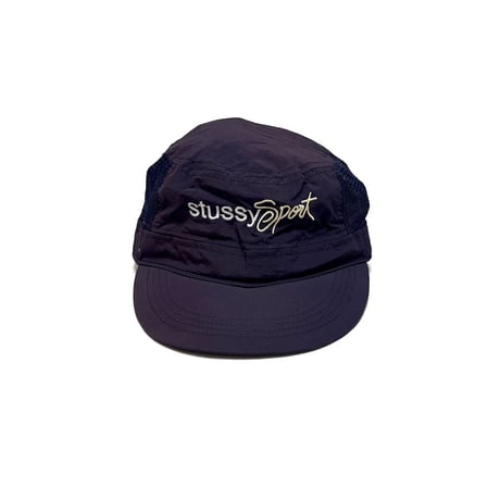【USED】90's BOOTLEG STUSSY SPORT WORK CAP