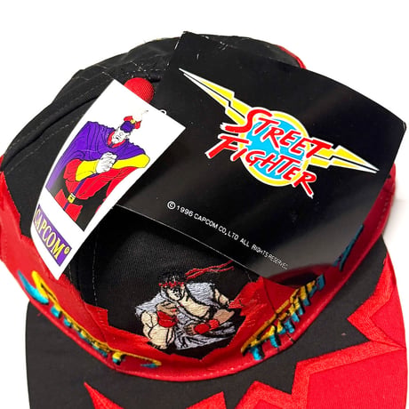 【DEAD STOCK】1996 VEGA × Street Fighter II “Ryu”③ Snapback Cap Made for Italy