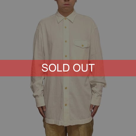【USED】90's ISSEY MIYAKE FLAP POCKET SHIRT