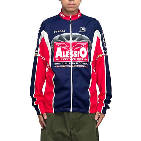 【USED】00s GIORDANA × DE ROSA L/S CYCLING JERSEY