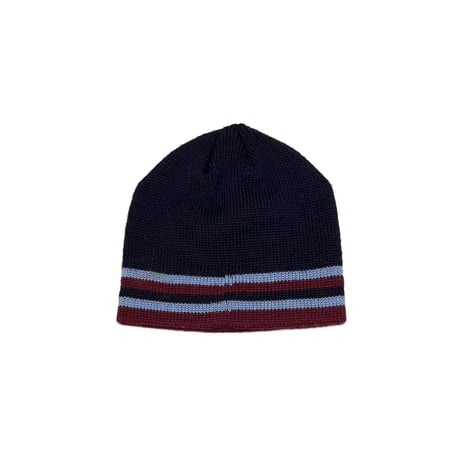 【USED】90's ROXY Logo Embroidered Wool Blend Knit Beanie Made in Australia