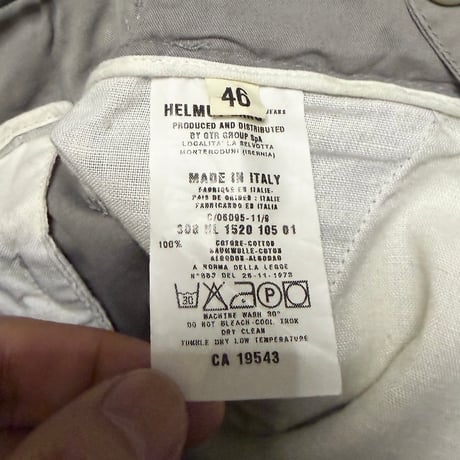 【USED】HELMUT LANG 2000SS 5-3D Pocket Bondage Pants