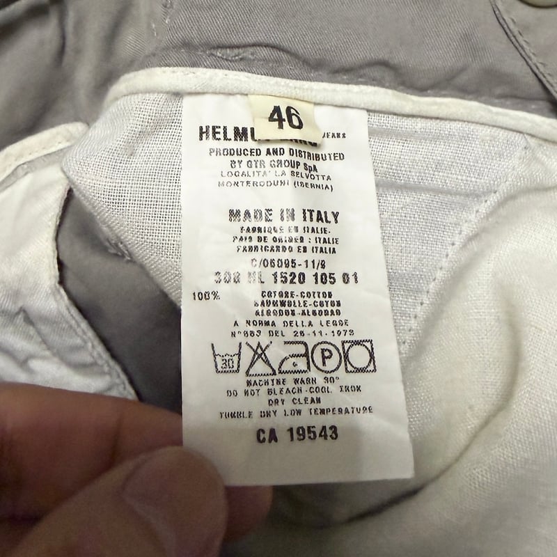 USED】HELMUT LANG 2000SS 5-3D Pocket Bondage Pa
