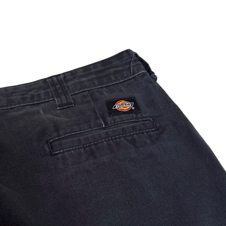 【USED】Dickies Wide Black Cargo pants WG30