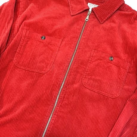 【USED】90'S FAST PACE CORDUROY ZIP SHIRT