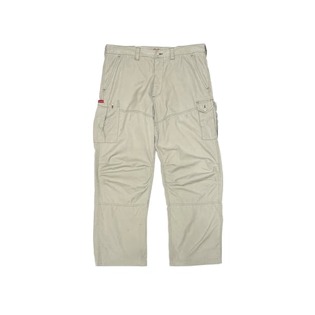 【USED】00's REPLAY European Tactical Cargo Pants Gray Beige