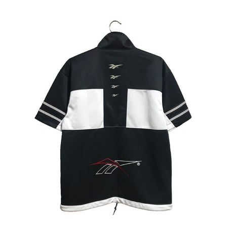 【USED】90'S REEBOK S/S REFLECTIVE TRACK TOP