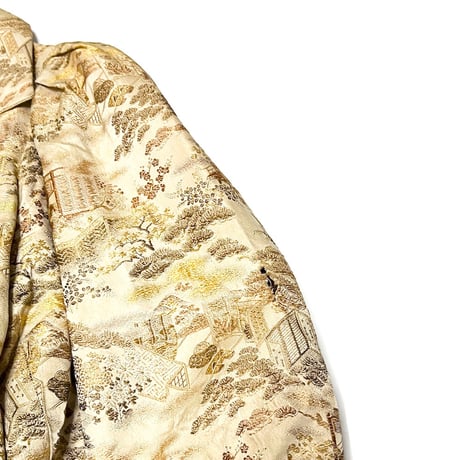 【USED】1890's LANTERN SLEEVE ORIENTAL JACQUARD JACKET