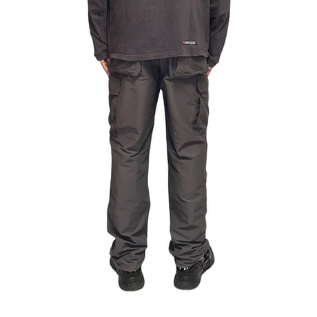 【USED】00's GOODENOUGH NYLON CARGO PANTS GRAY