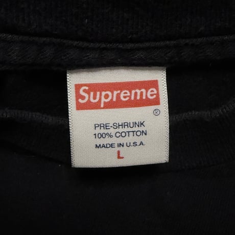 【USED】SUPREME 2020AW Cross Box Logo T-shirt Black