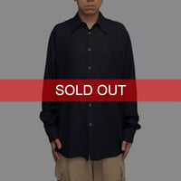 【USED】80's-90's GIORGIO ARMANI Jacquard Rayon Cotton Shirt