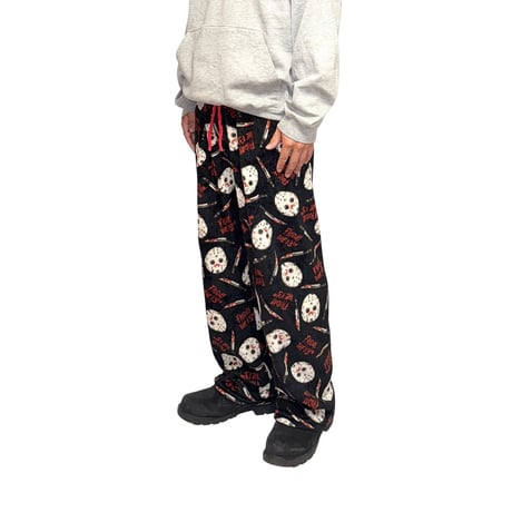 【USED】FRIDAY THE 13TH FLEECE SLEEPING PANTS