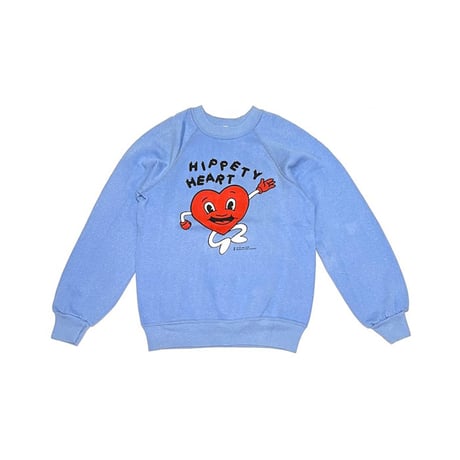 【USED】80's HIPPETY HEART SWEATSHIRT