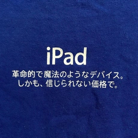 【USED】APPLE STORE STAFF T-SHIRT "iPad"
