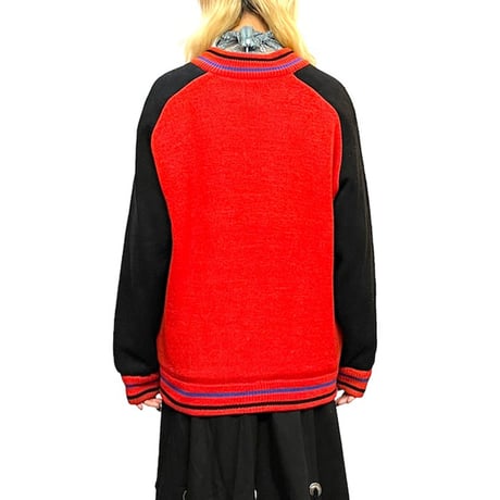 【USED】80's Lizwear VARSITY CARDIGAN JACKET