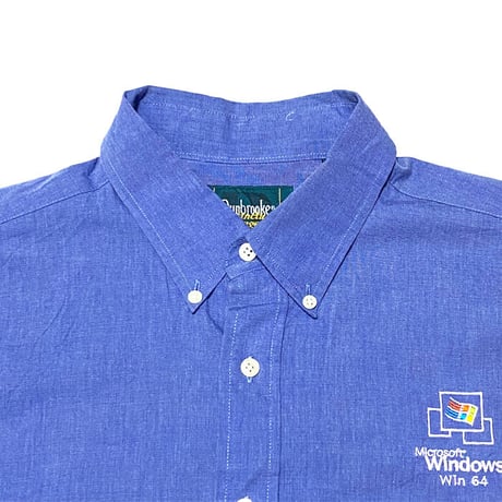 【USED】00'S WINDOWS WIN64 MICROSOFT OVERSIZED B.D. SHIRT