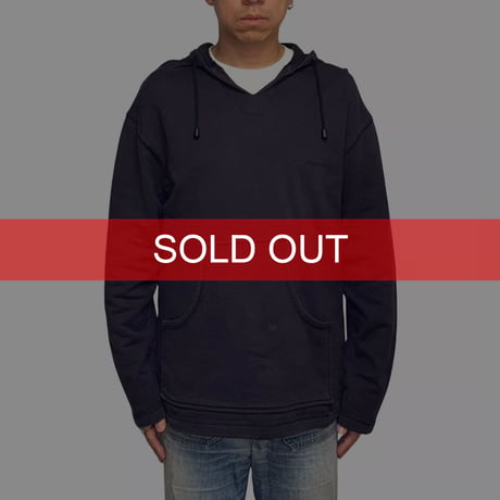 【USED】90's ARMANI JEANS Skipper Hooded Sweatshirt