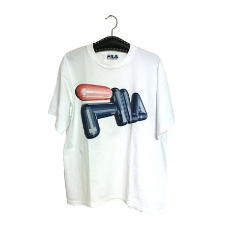 【USED】90'S FILA MARKER LOGO T-SHIRT