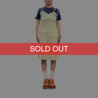 【USED】60's VINTAGE LINGERIE SLIP DRESS LEMON YELLOW