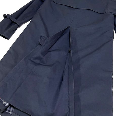 【USED】80'S-90'S BURBERRYS TRENCH COAT NAVY MADE IN ENGLAND