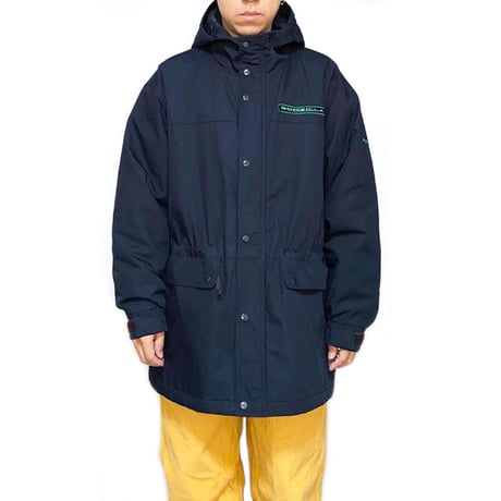 【USED】90'S GODZILLA PADDED HOOD JACKET SIZE:L