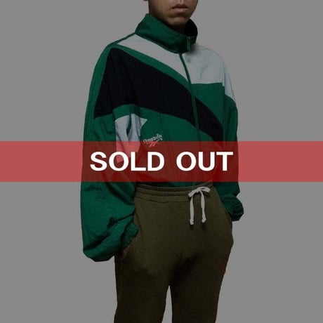 【USED】90'S REEBOK NYLON JACKET GREEN