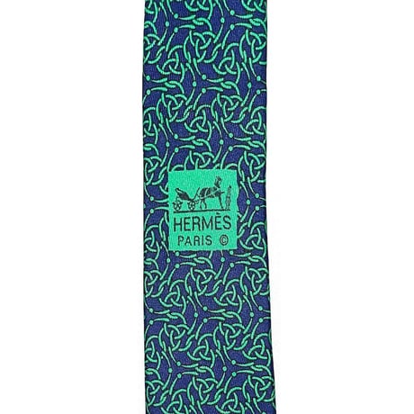 【USED】VINTAGE HERMES SILK TIE