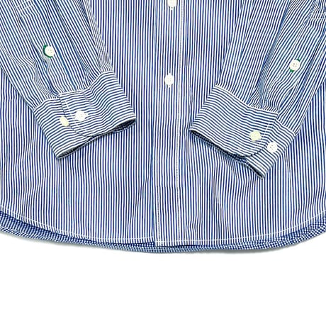 【USED】90'S-00'S TOMMY JEANS CHECK & STRIPE SWITCHING SHIRT