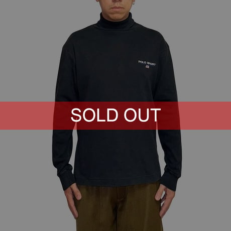 【USED】90's POLO SPORT RALPH LAUREN TURTLENECK L/S T-SHIRT