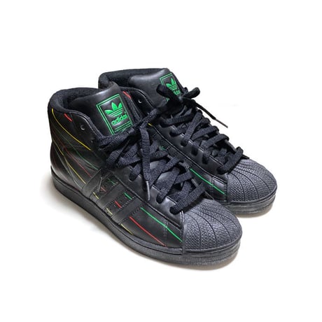 【USED】ADIDAS PRO MODEL RASTA COLOR LINE
