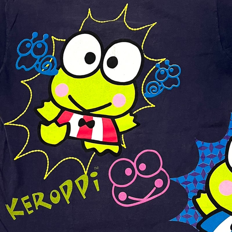 USED】90's SANRIO KERO KERO KEROPPI MULTI PRINT