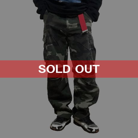 【USED】2-WAY CAMO CARGO PANTS