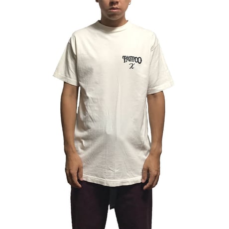 【USED】TATOO PRINT T-SHIRT