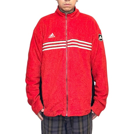【USED】90's adidas SOCCER FLEECE TRACK JACKET