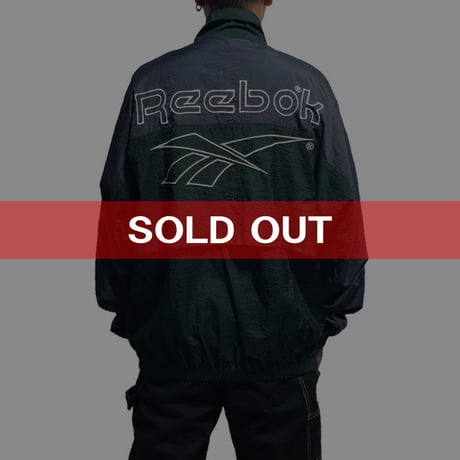 【USED】90'S REEBOK BICOLOR NYLON JACKET