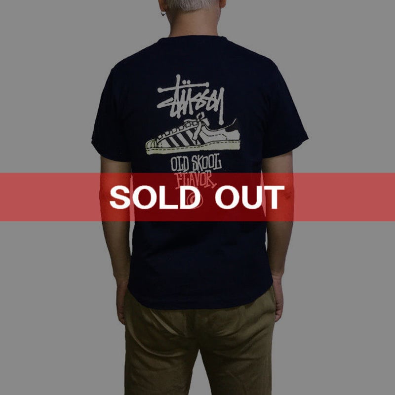 USED】90'S STUSSY OLD SKOOL T-SHIRT | KONBINI
